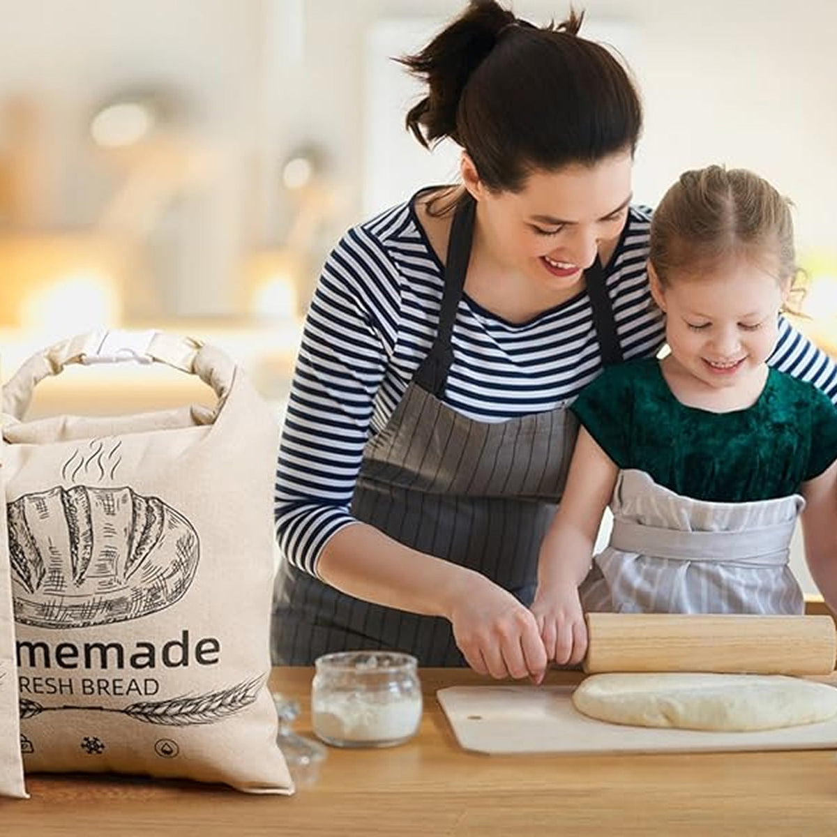 BeeBredix Beeswax Bread Bag