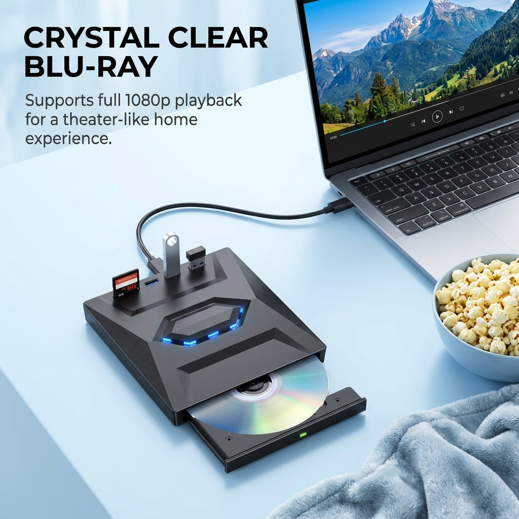 7-in-1 External USB DVD / Blu-ray Drive, picture 7
