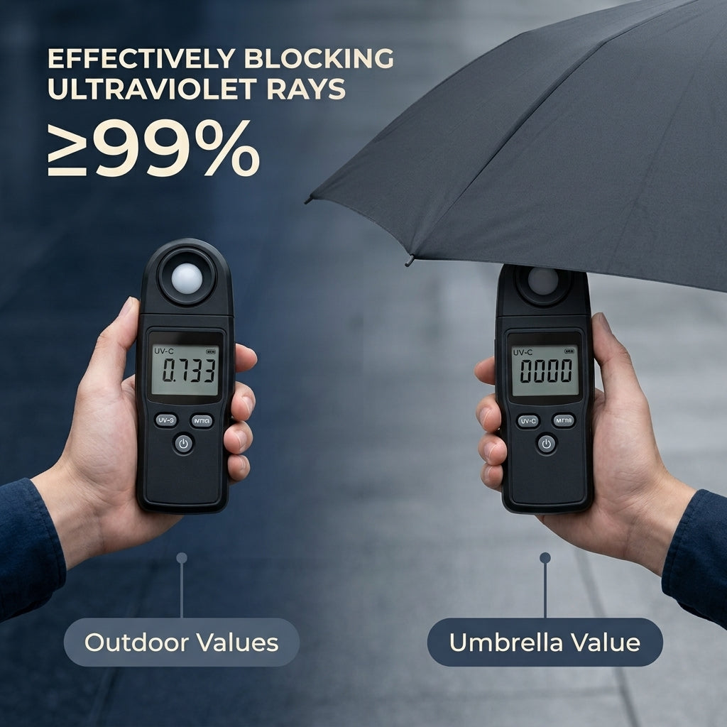 Creative Ring Buckle Windproof Reinforced Umbrella, picture 3
