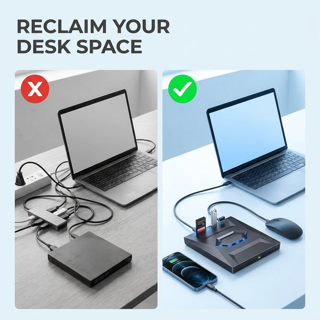 7-in-1 External USB DVD / Blu-ray Drive, picture 12