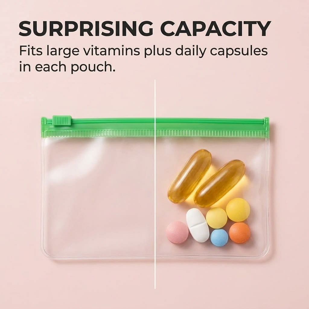 Waterproof PU Travel Pill Organizer Set, picture 12