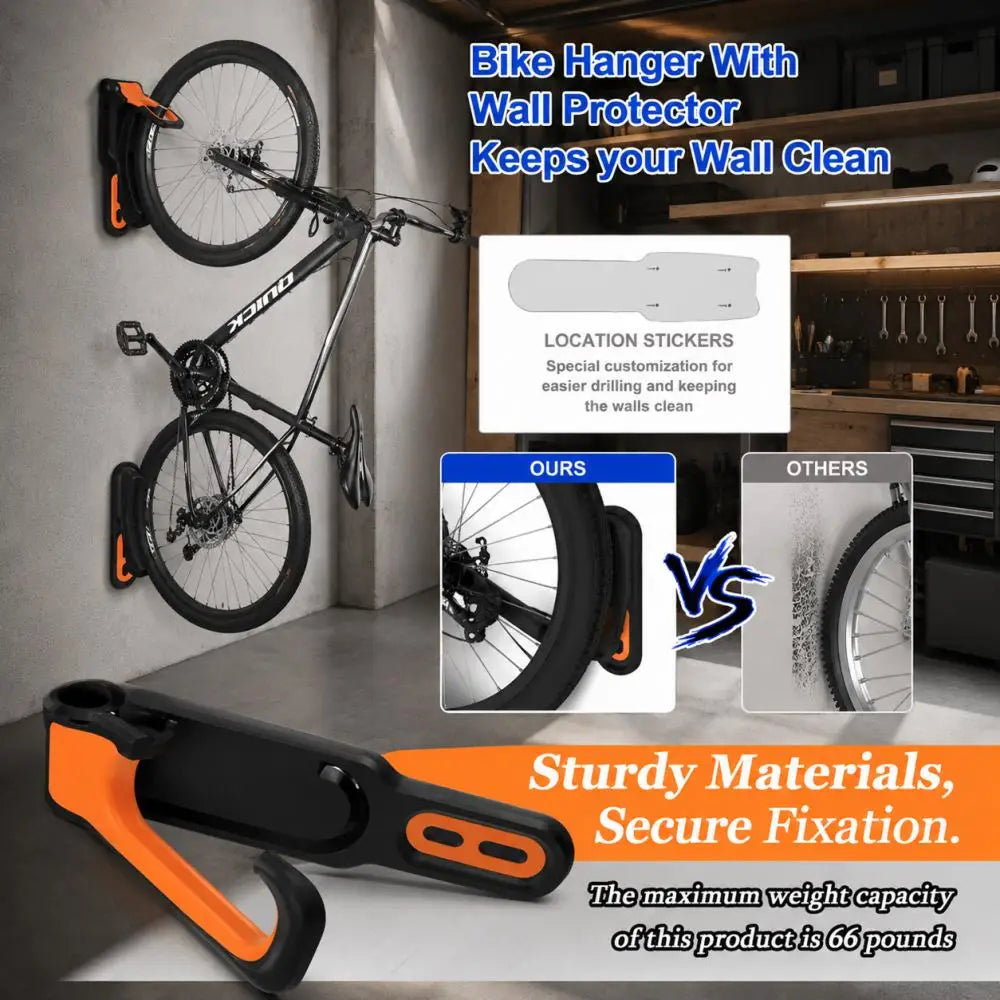 VeloHoker Wall Mounted Bike Rack