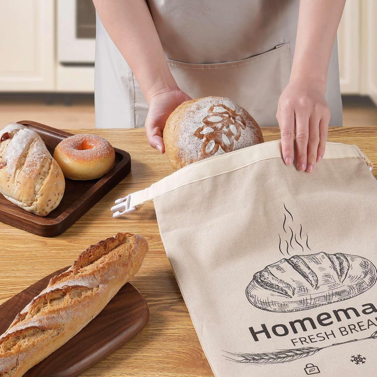 BeeBredix Beeswax Bread Bag