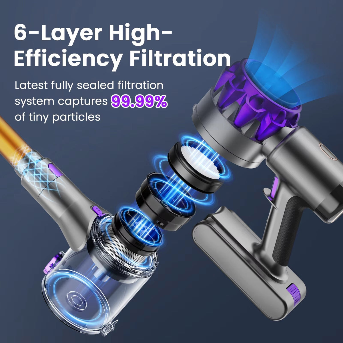 FurVaxim V3 Lightweight Vacuum Cleaner For Elderly