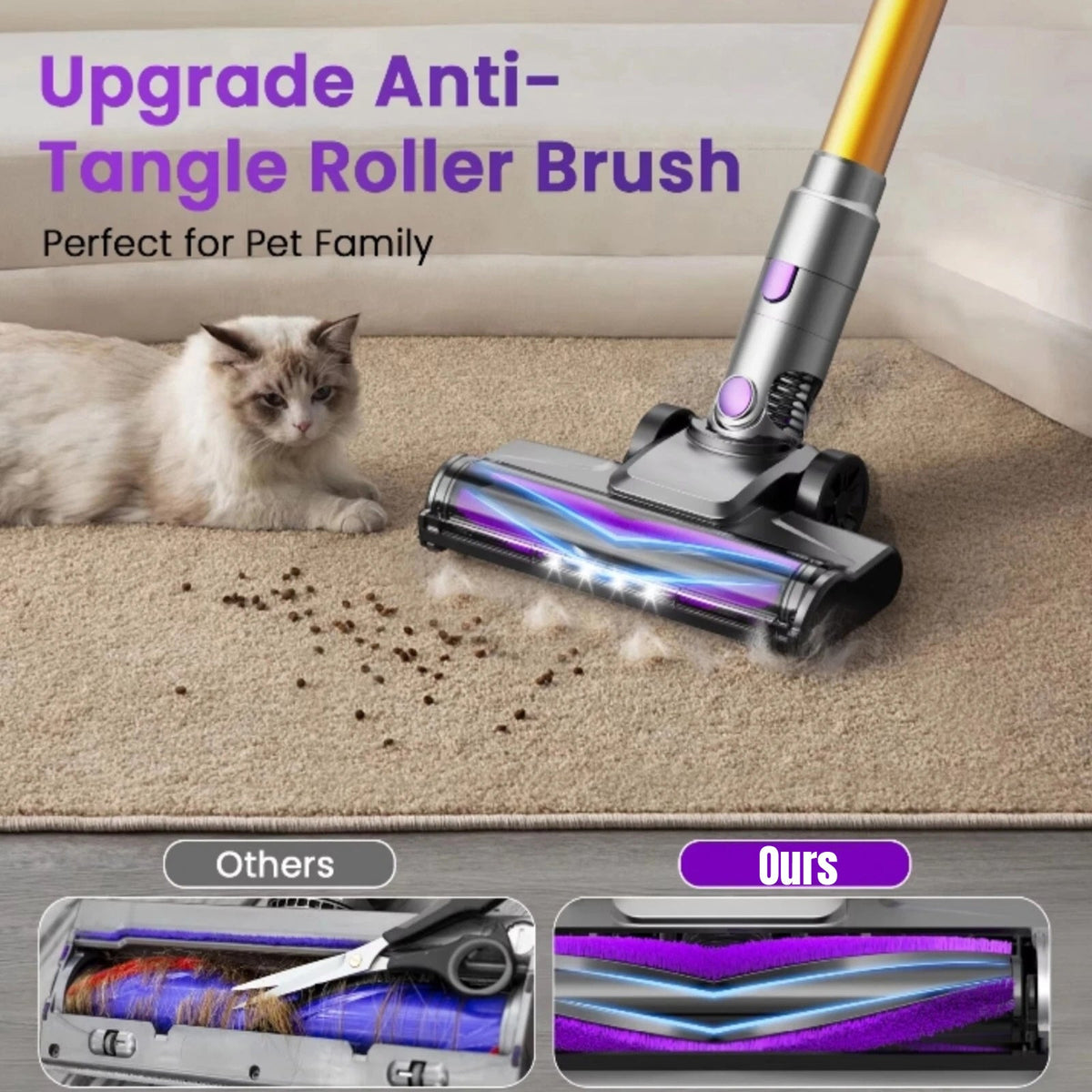 FurVaxim V3 Lightweight Vacuum Cleaner For Elderly