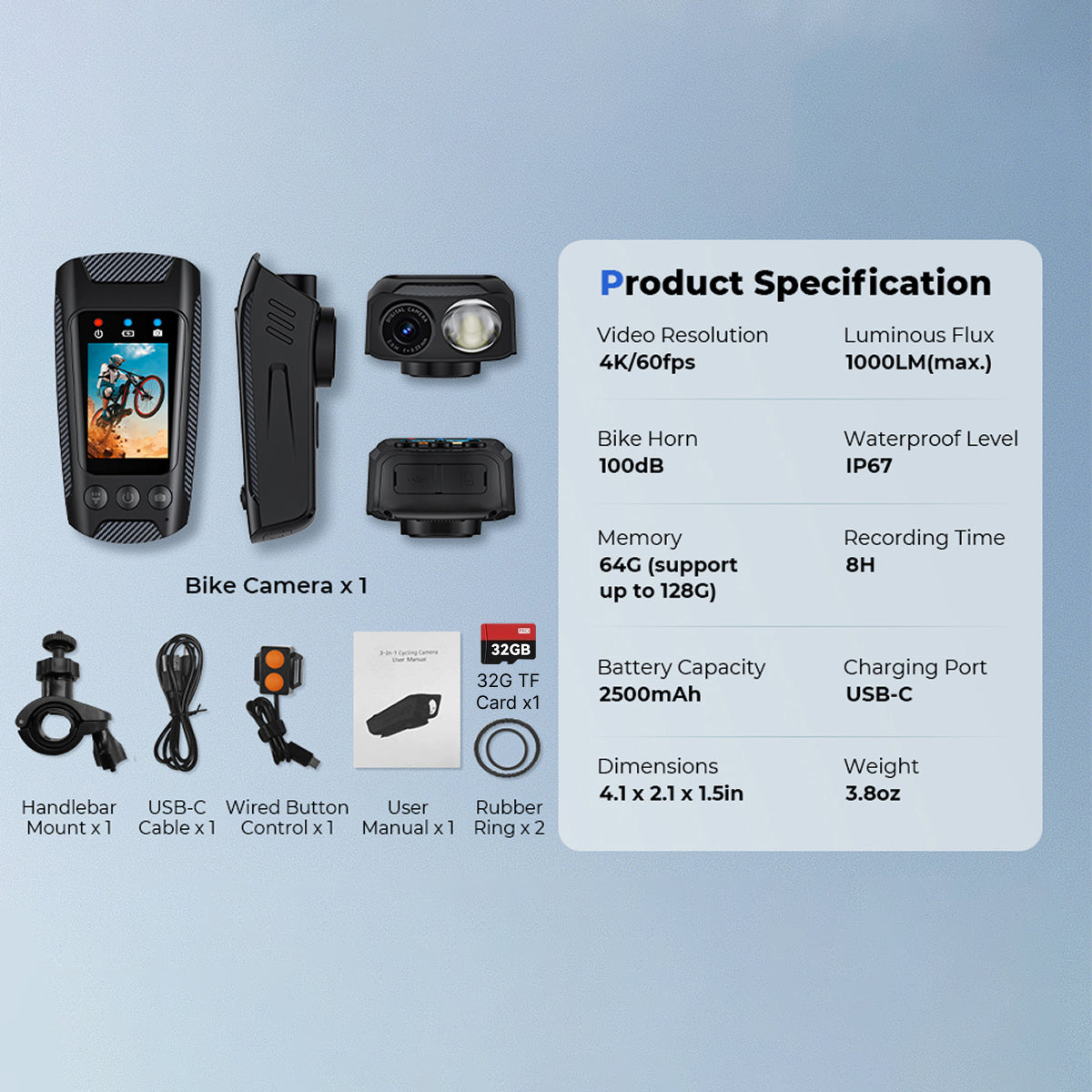 RoveCamet Camera for Bike Riding