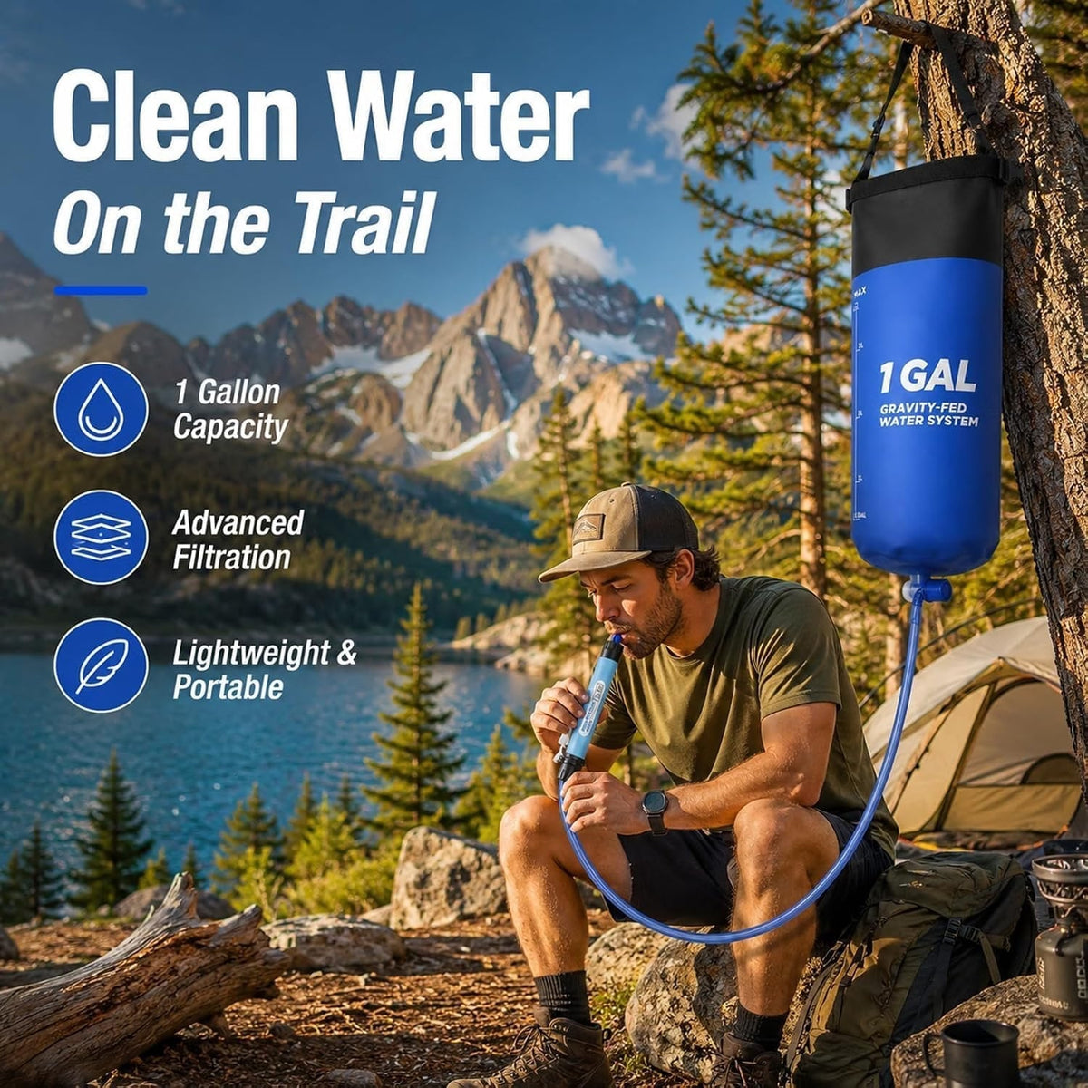 GraviPuru Gravity Water Filter UK