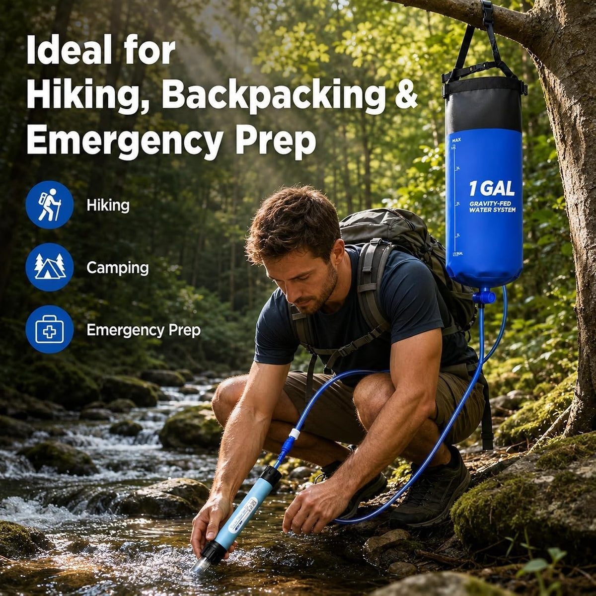GraviPuru Gravity Water Filter