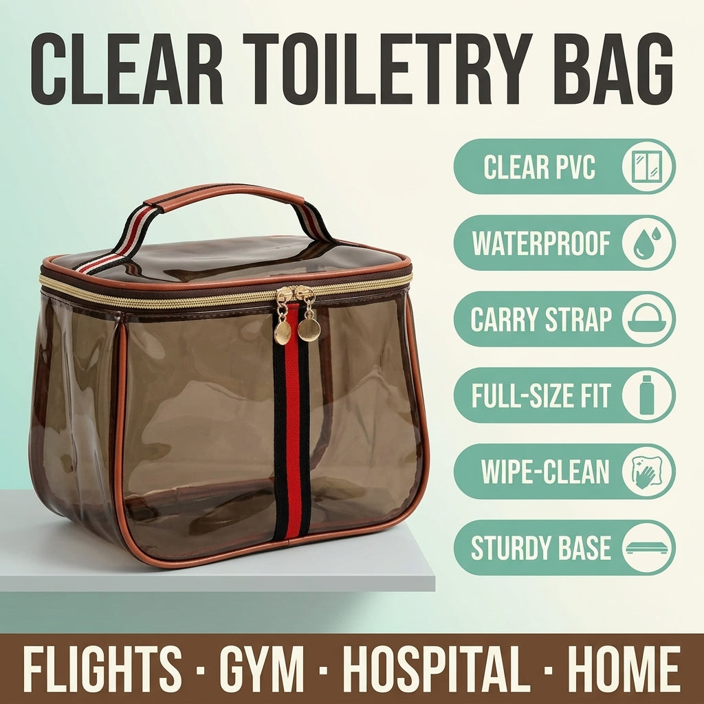 Clear Toiletry Bag