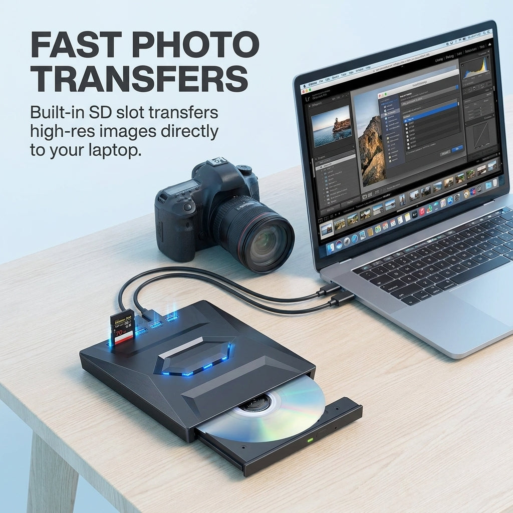 7-in-1 External USB DVD / Blu-ray Drive, picture 8