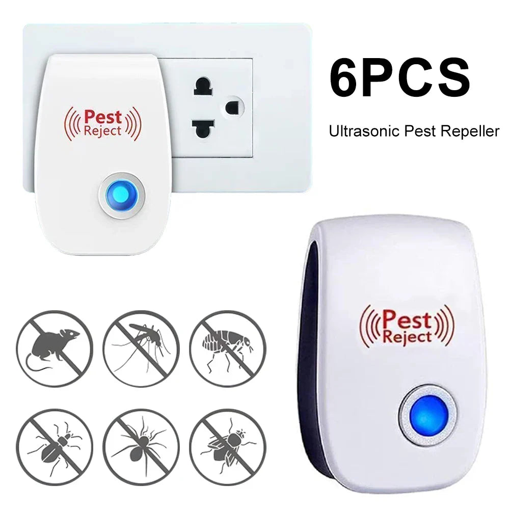 Ultrasonic Pest Repeller, 6 Pack