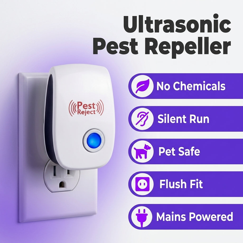Ultrasonic Pest Repeller, 6 Pack