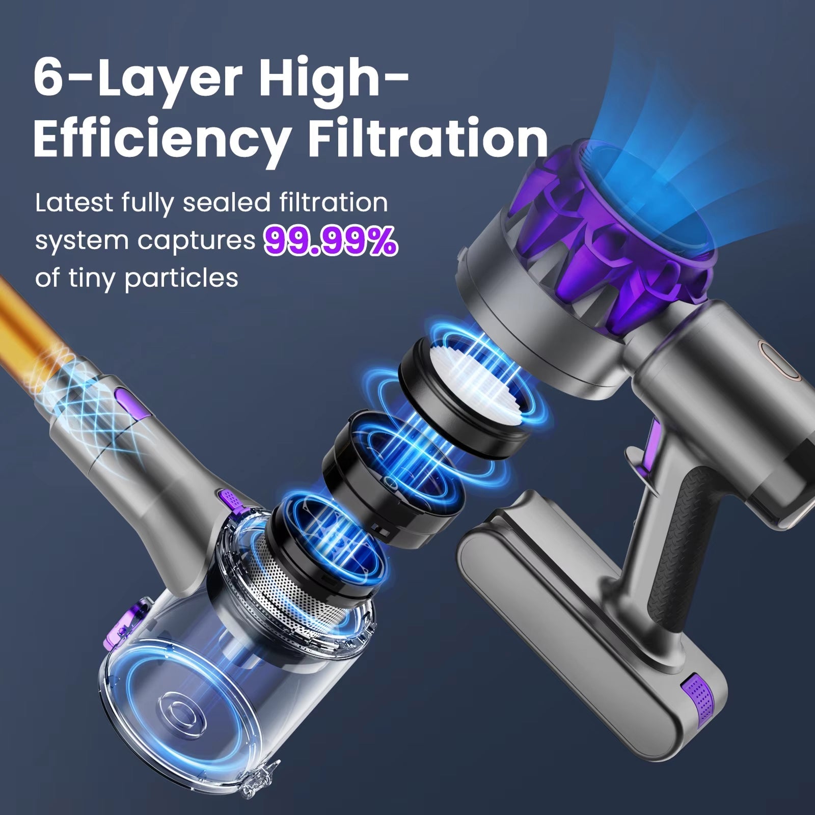 FurVaxim V3 Lightweight Vacuum Cleaner For Elderly