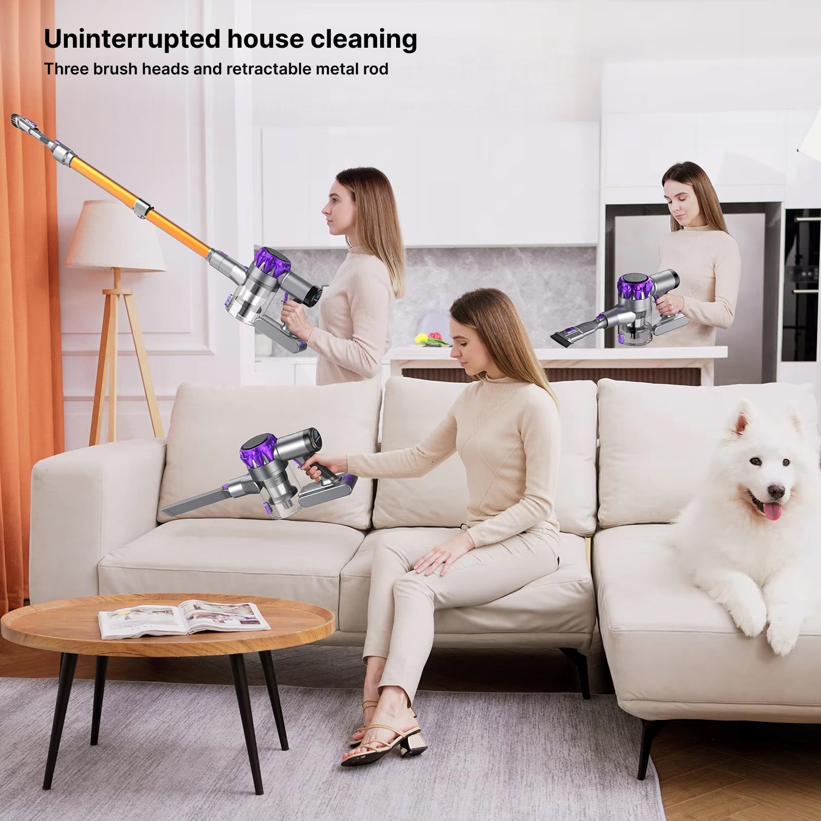 FurVaxim V3 Lightweight Vacuum Cleaner For Elderly
