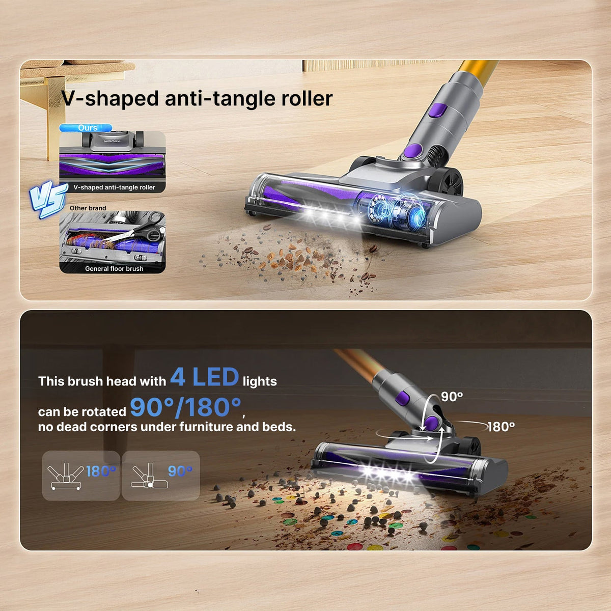 FurVaxim V3 Lightweight Vacuum Cleaner For Elderly