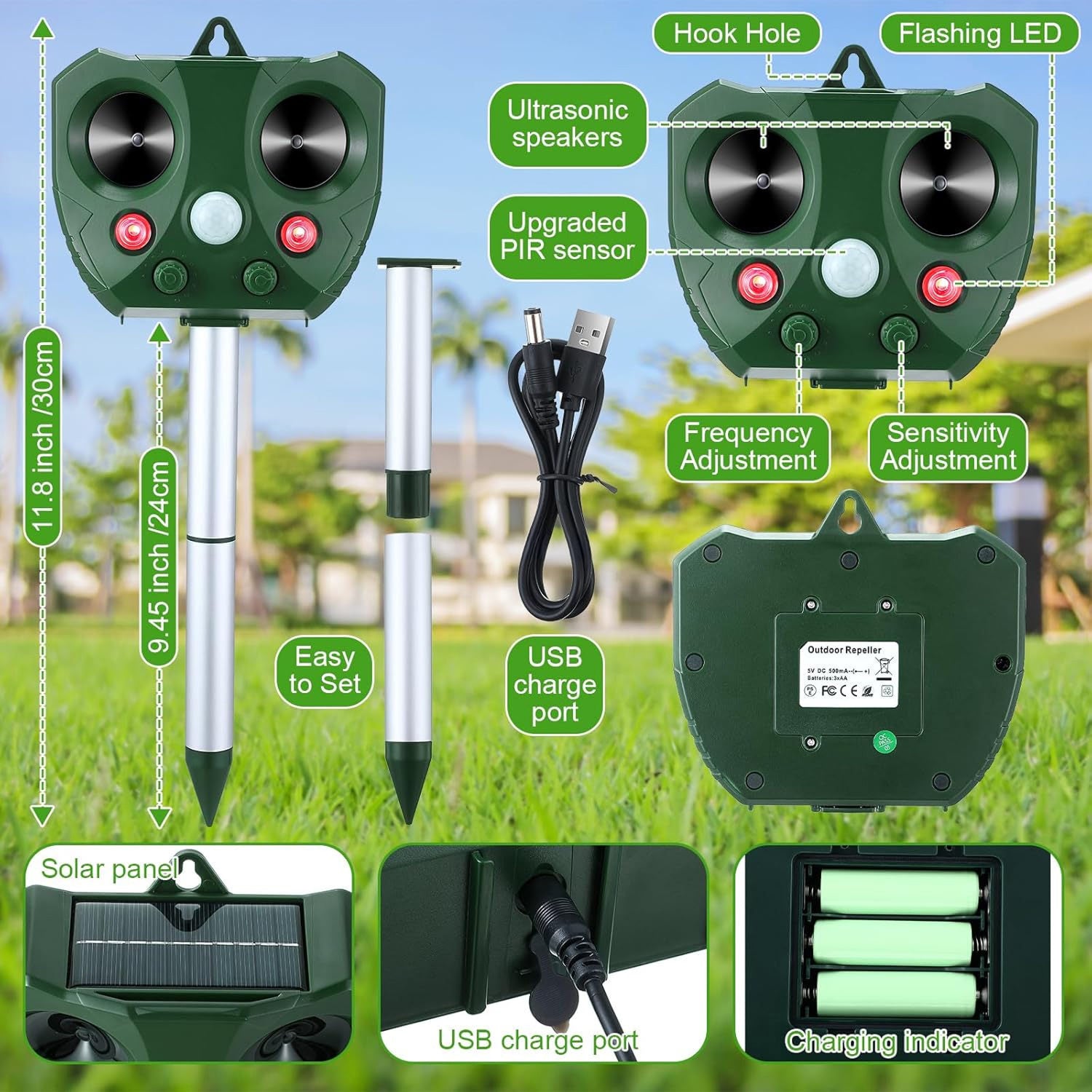 Guardixim Ultrasonic Fox Deterrent UK