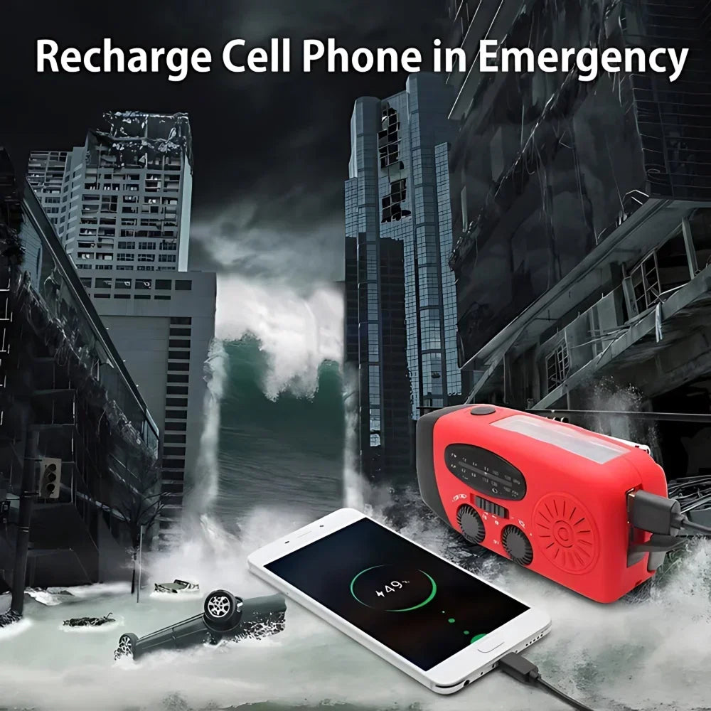 Radievox Solar Hand Crank Radio