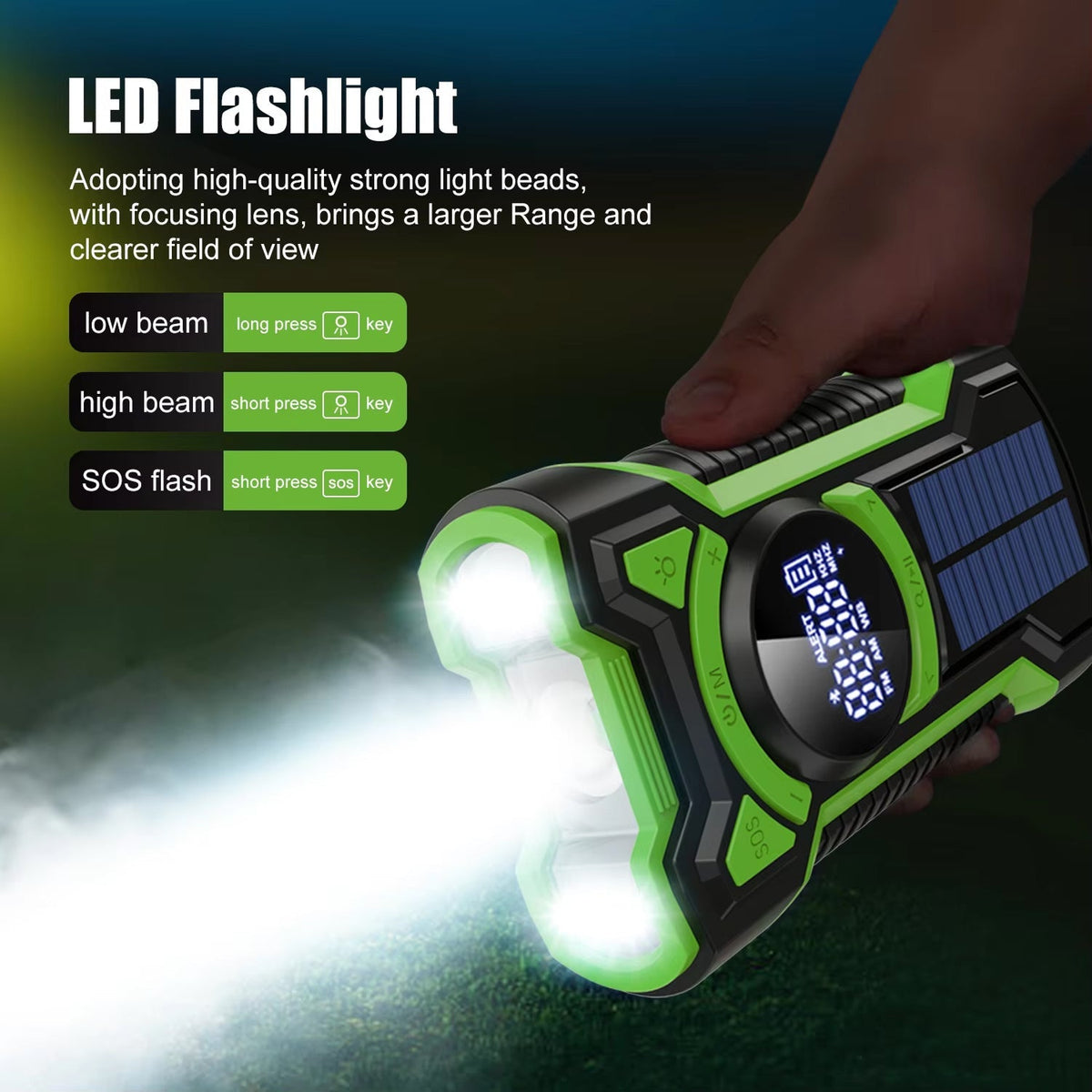 SirexPing Wind Up Torch Radio