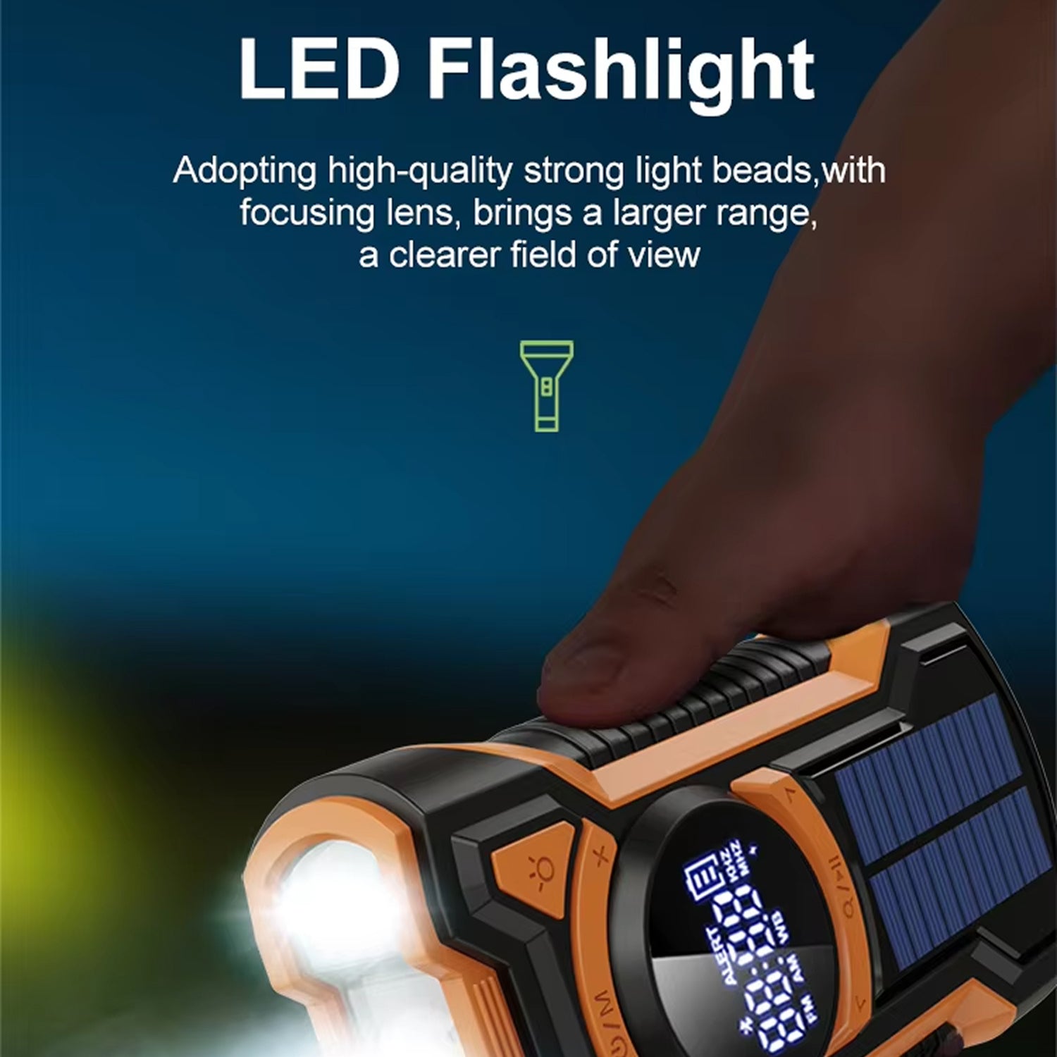 SirexPing Wind Up Torch Radio