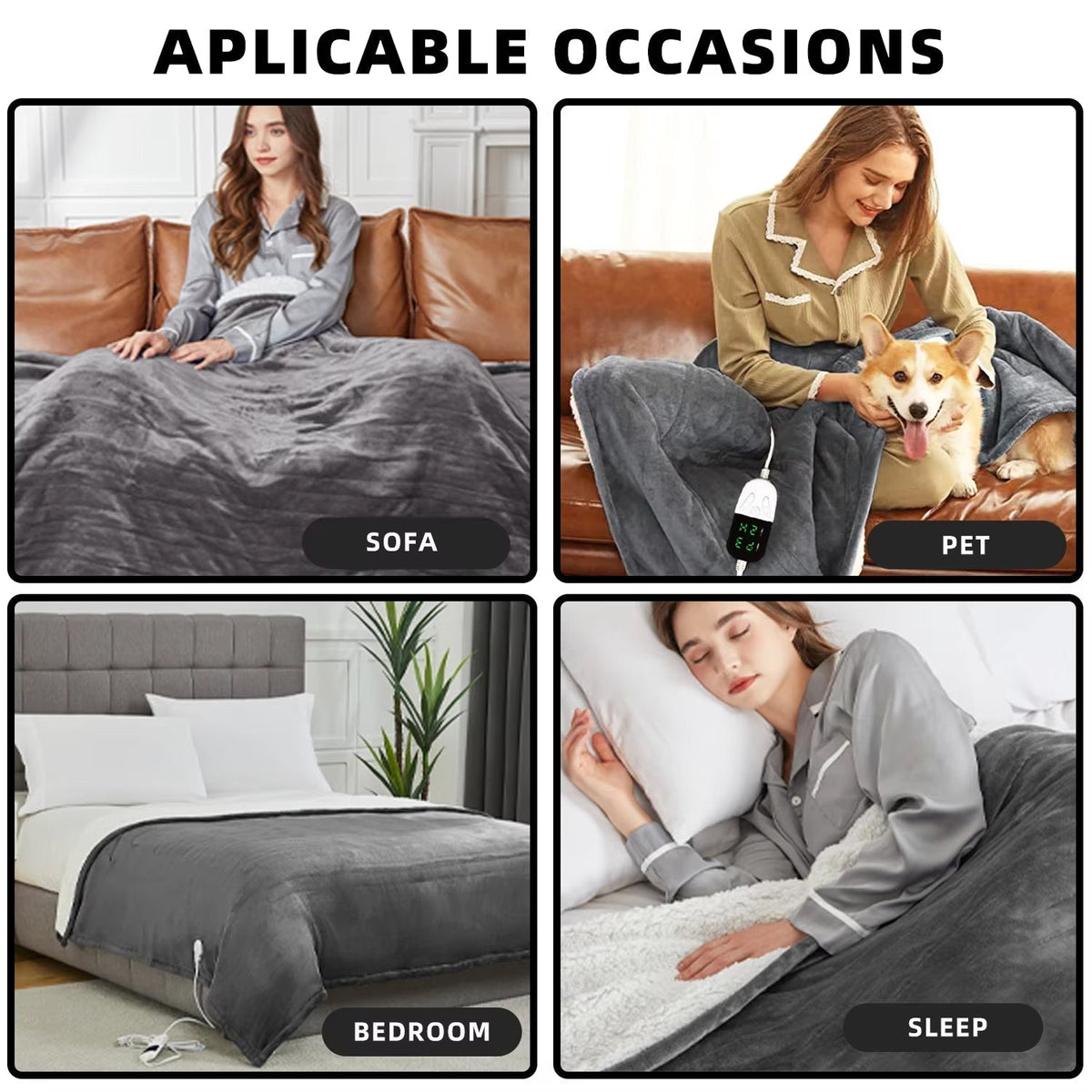 SnuZapyo Electric Blanket
