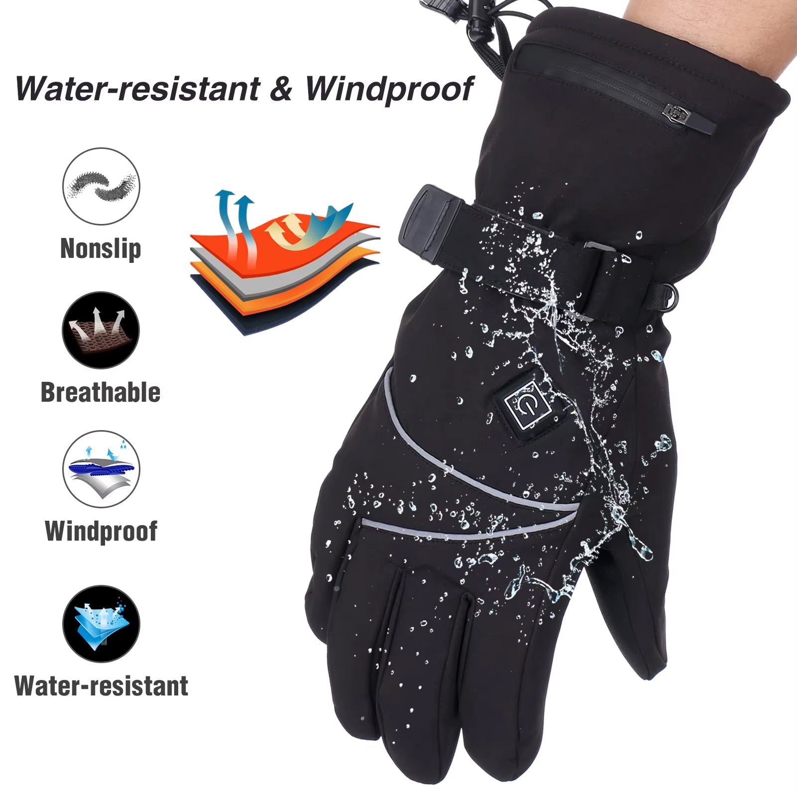 WarmMitz Heated Motorcycle Gloves