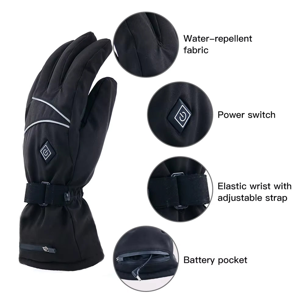WarmMitz Heated Motorcycle Gloves