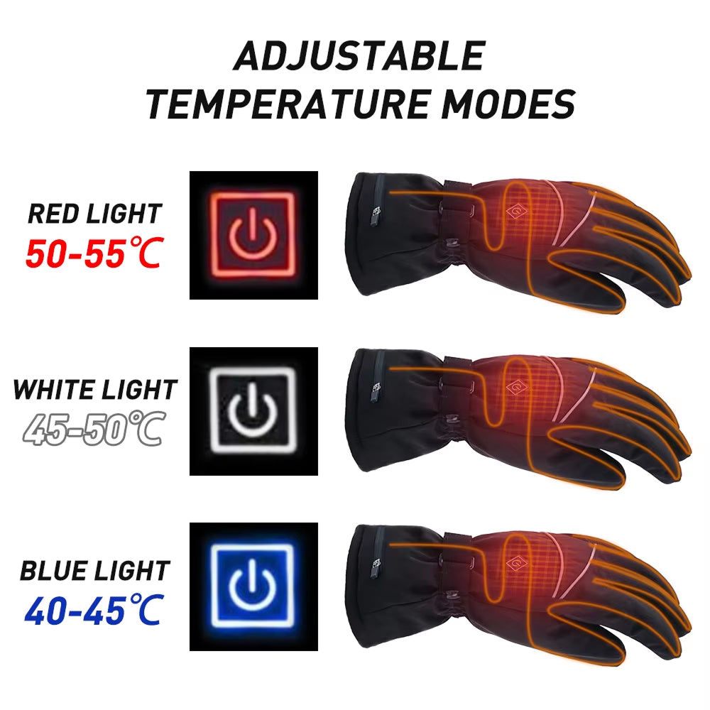 WarmMitz Heated Motorcycle Gloves